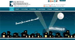 Desktop Screenshot of oakmountainorthodontics.com